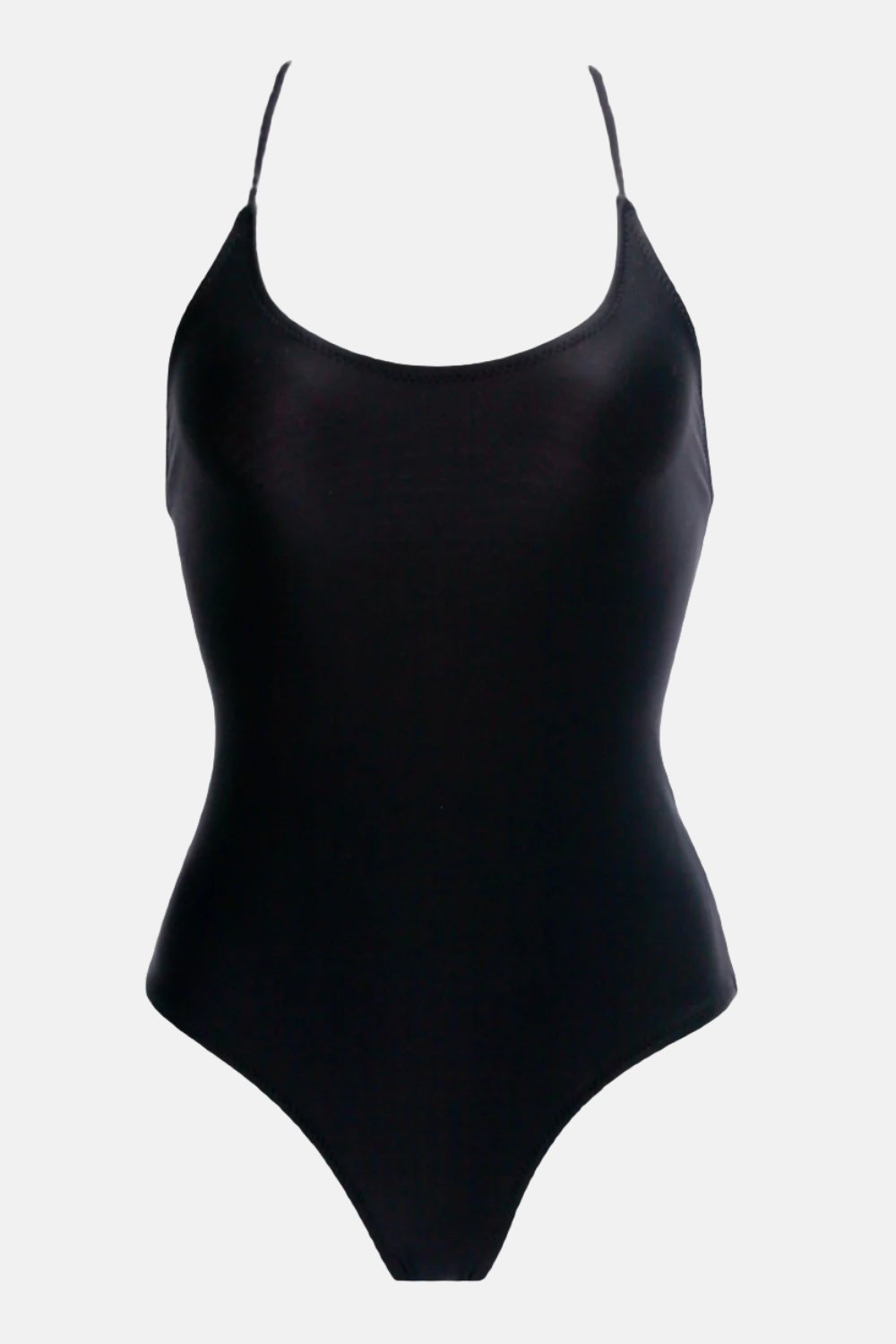 Pardon My French Black Maillot by Swimspiration with Black Spinel, Moonstone, Pearls